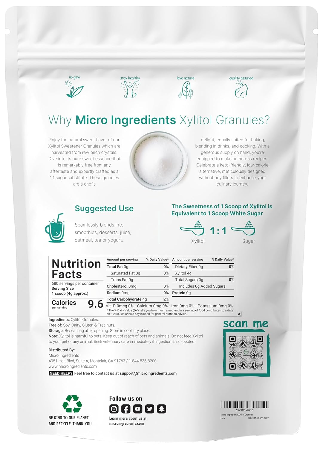 Xylitol Sweetener